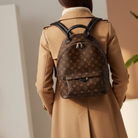 Louis Vuitton Brown Monogram Men's Backpack - Picture 7 of 7
